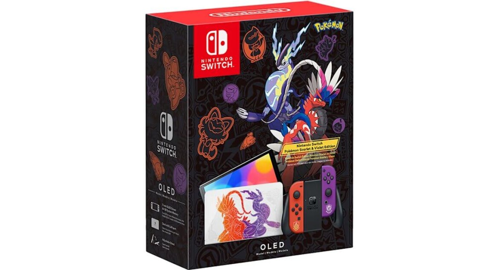 Nintendo Switch OLED Model 64Gb Pokemon Scarlet & Violet Edition